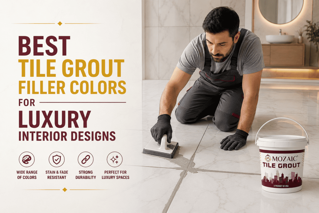 Best Tile Grout Filler Colors for Luxury Interior Designs