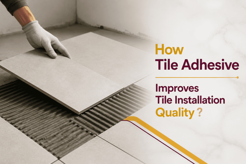 How Tile Adhesive Improves Tile Installation Quality