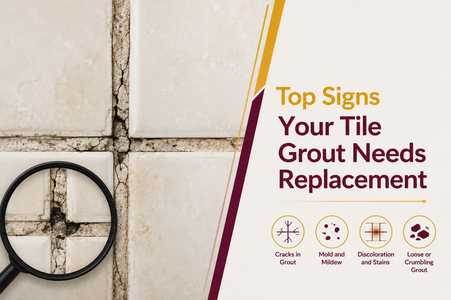 Top Signs Your Tile Grout Needs Replacement