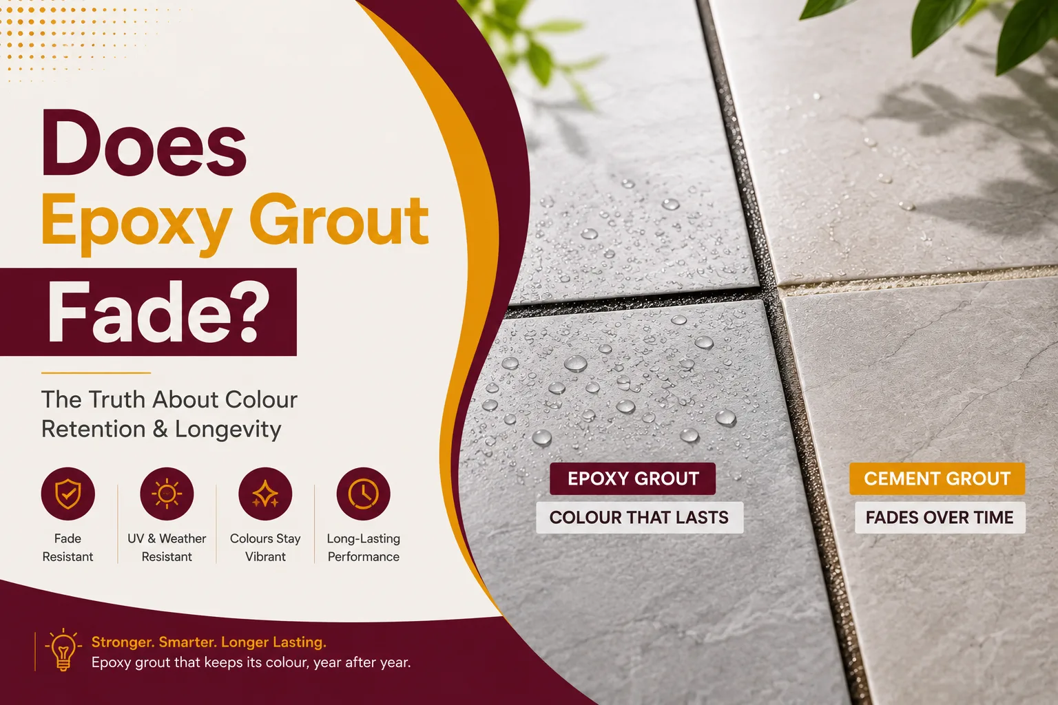 Does Epoxy Grout Fade