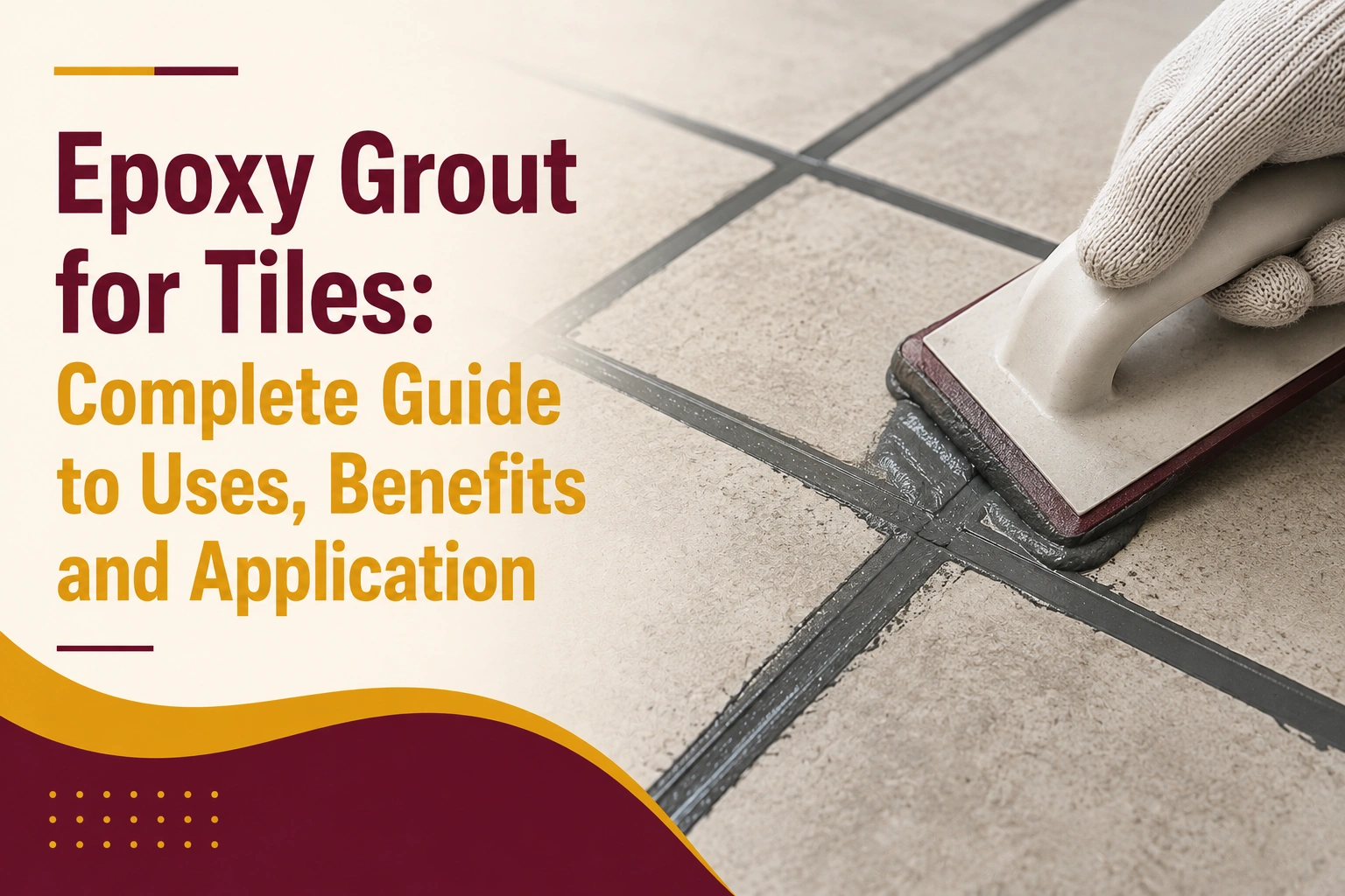 Epoxy Grout for Tiles Complete Guide to Uses, Benefits and Application
