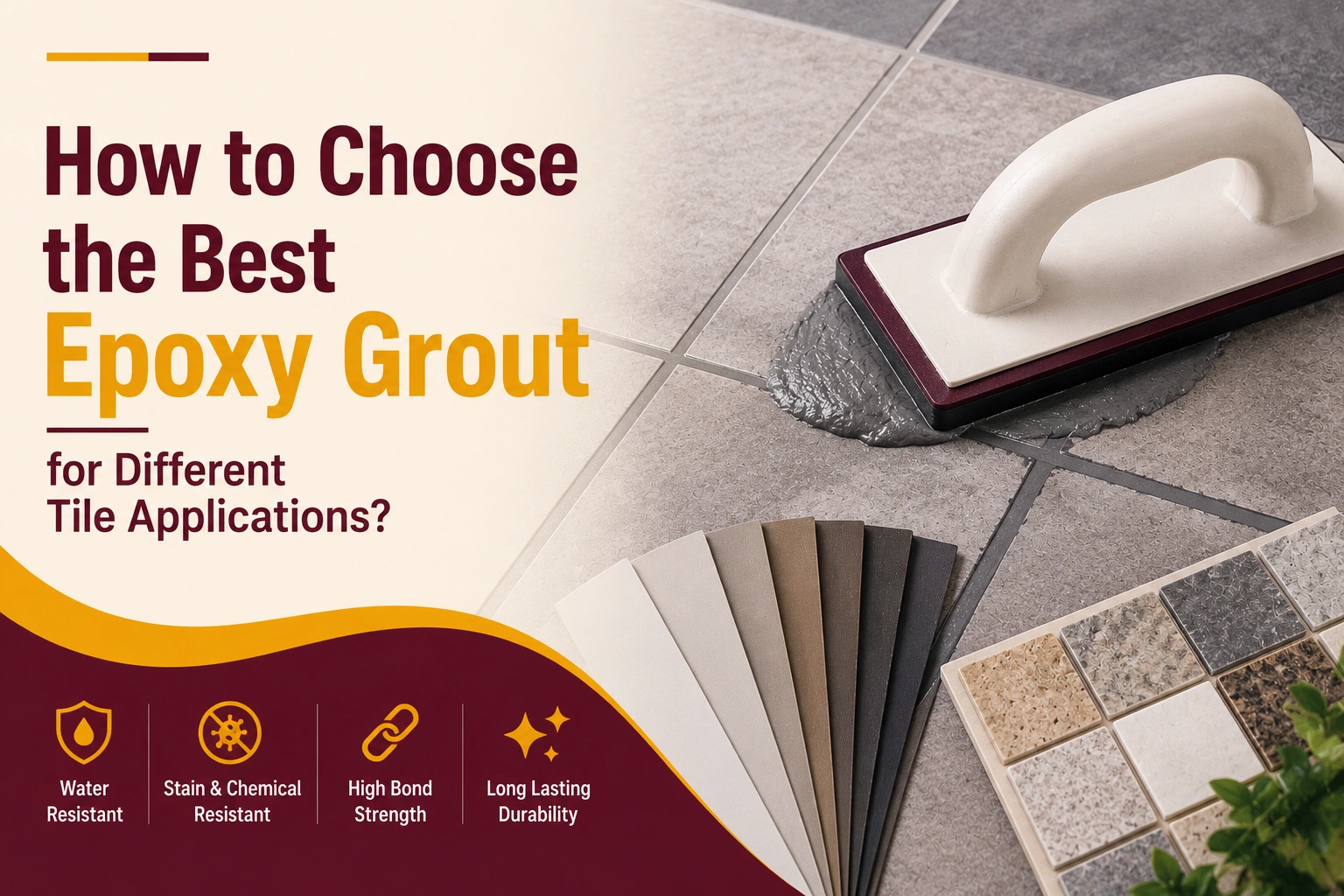How to Choose the Best Epoxy Grout for Different Tile Applications